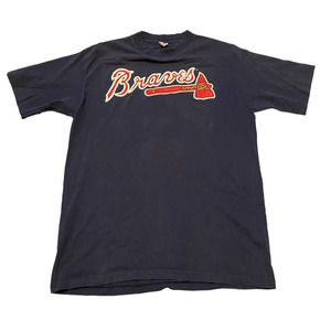 Vintage Atlanta Braves Majestic Single Stitch T-Shirt